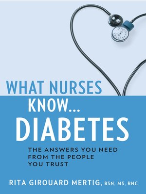 cover image of What Nurses Know...Diabetes